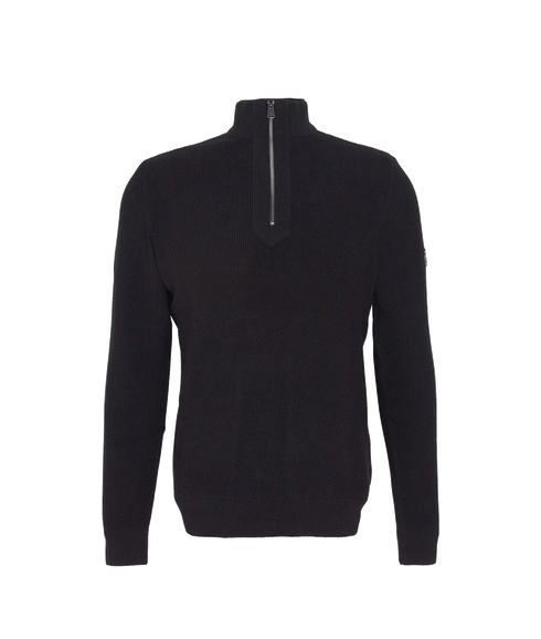 Crawley Half-Zip Jumper - Black
