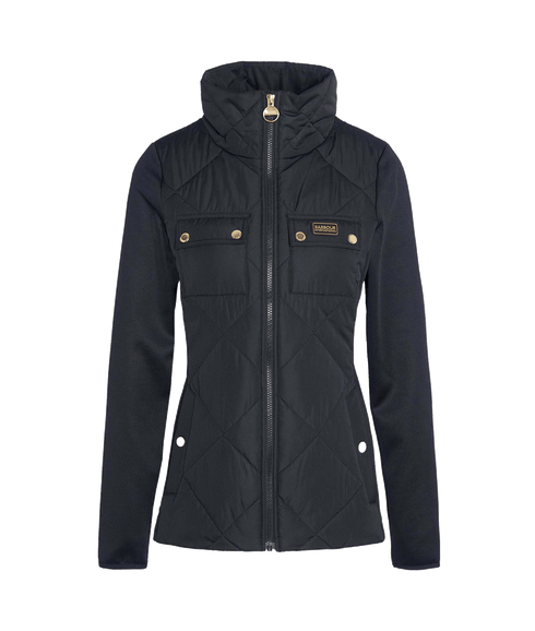 Rubins Quilted Sweatshirt - Black