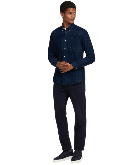 Blair Tailored Fit Shirt Midnight Tartan - Multi