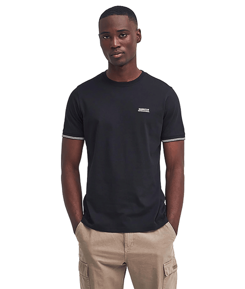 Philip Tipped T-Shirt - Black