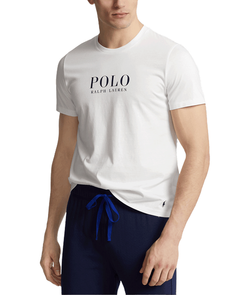 Logo Cotton Jersey Sleep Shirt - White