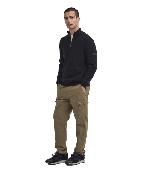 Crawley Half-Zip Jumper - Black