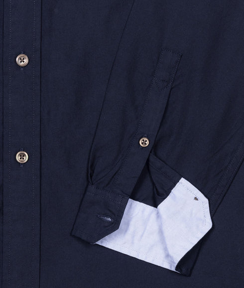 Organic Cotton Zebra Shirt - Navy
