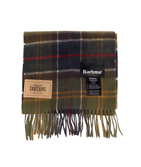Wool Cashmere Tartan Scarf