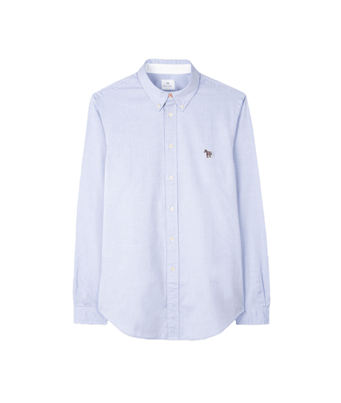 Organic Cotton Zebra Shirt - Blue