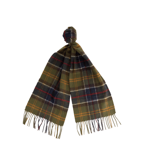 Wool Cashmere Tartan Scarf