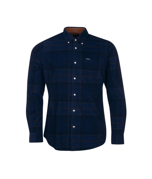 Blair Tailored Fit Shirt Midnight Tartan - Multi