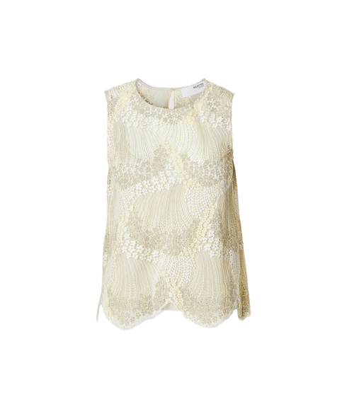 Lace Top - Cream