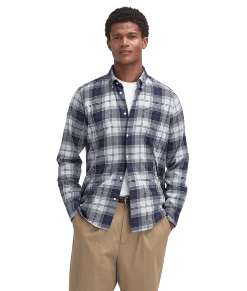Fortrose Tailored Fit Shirt Blue Granite - Multi