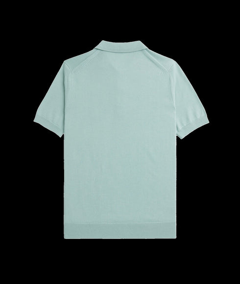 Classic Knitted Shirt - Blue