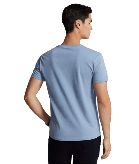 Custom Slim Fit Polo Bear Jersey T-Shirt - Blue