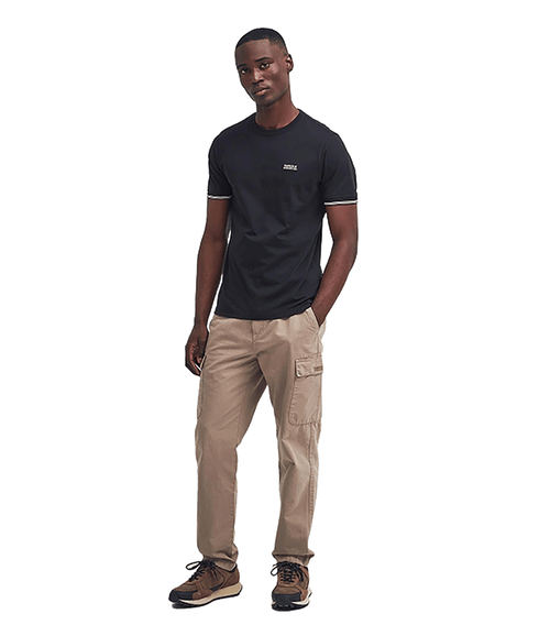 Philip Tipped T-Shirt - Black