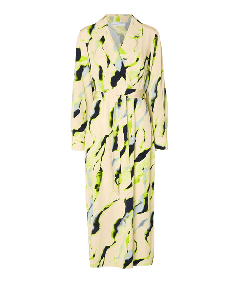 Printed Midi Dress - Multi