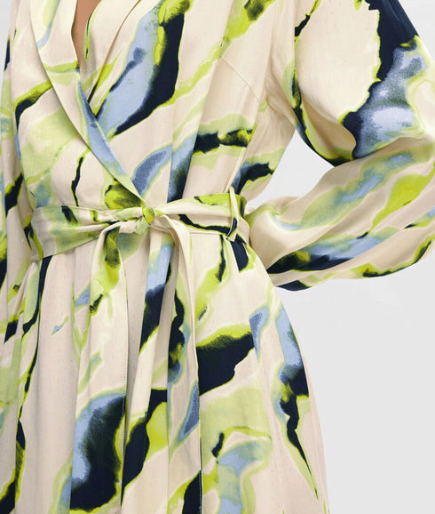 Printed Midi Dress - Multi