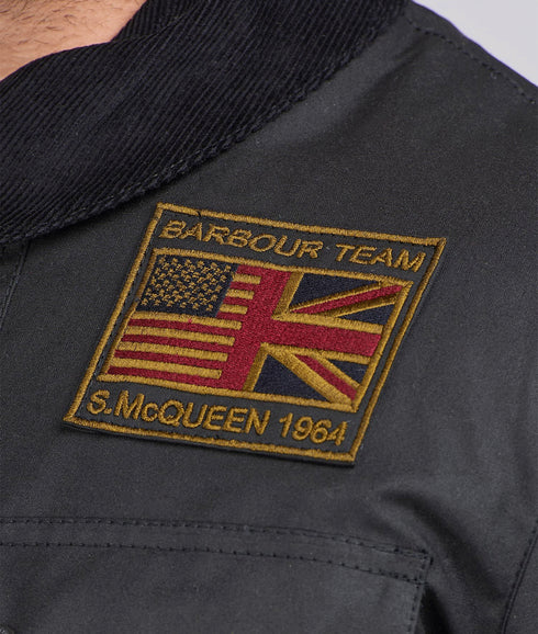 Steve McQueen Workers Wax Jacket - Black