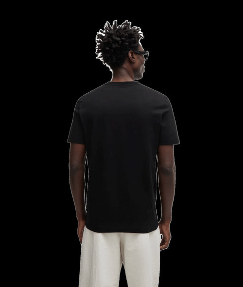 Thompson T-shirt With Rubber-print Logo - Black