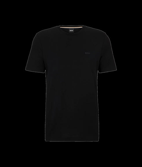 Thompson T-shirt With Rubber-print Logo - Black