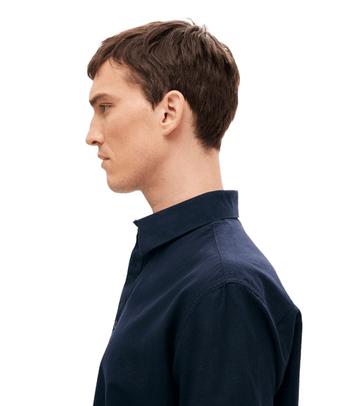 Classic Short Sleeved Shirt - Navy