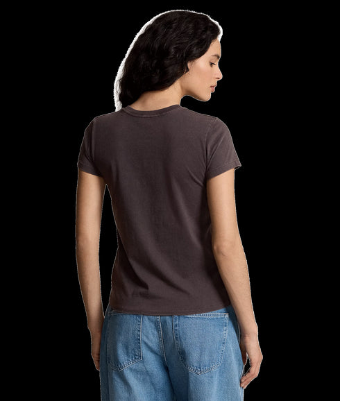 Polo Bear Logo Cotton Jersey Tee - Black