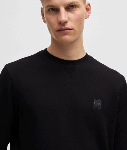 Westart Cotton-terry Relaxed-fit Sweatshirt - Black
