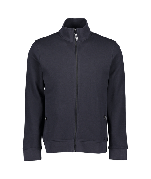 Amonwoods Waffle Zip Through Knit - Navy