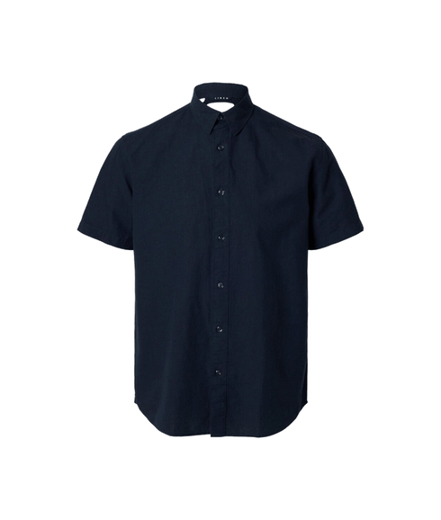 Classic Short Sleeved Shirt - Navy
