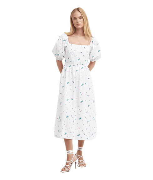 Fairacre Poplin Midi Dress - Multi