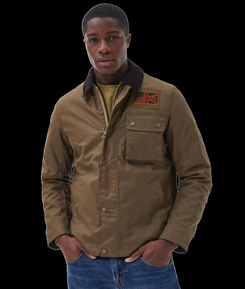 Steve McQueen Workers Wax Jacket - Brown