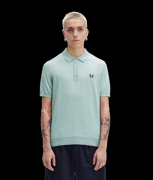 Classic Knitted Shirt - Blue