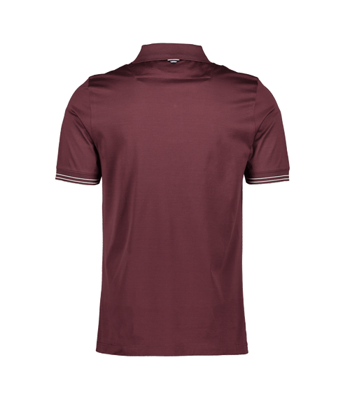 Clare Tipped Polo - Red