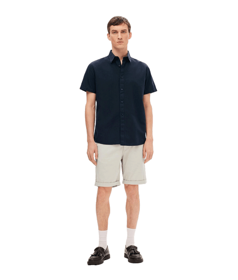 Classic Short Sleeved Shirt - Navy