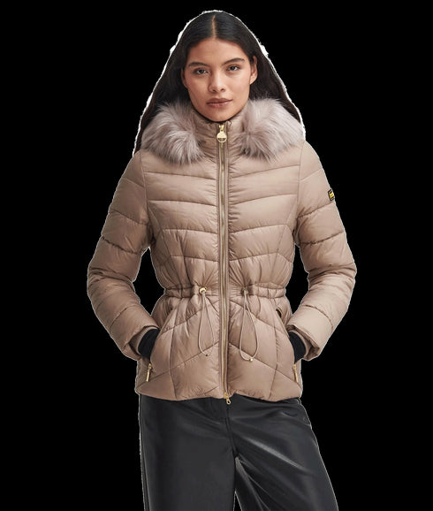 Island Quilted Jacket- Beige