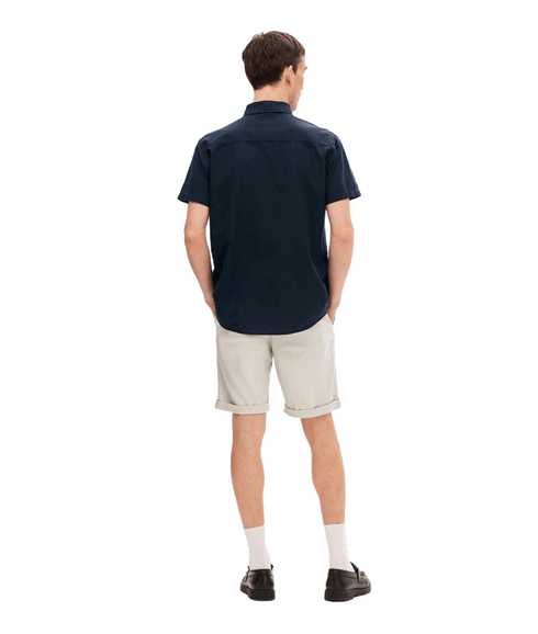 Classic Short Sleeved Shirt - Navy