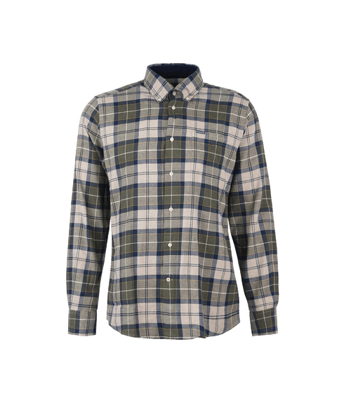 Fortrose Tailored Fit Shirt Forest Mist - Multi