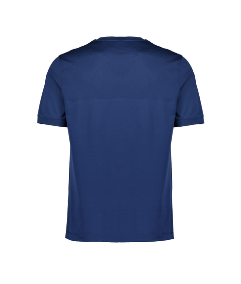 Lacer Micro Stitch Split T-Shirt - Navy