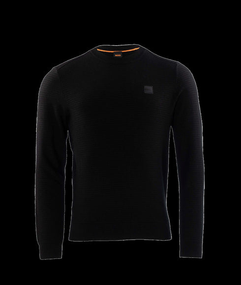 Loose Fit LS Pullover - Black