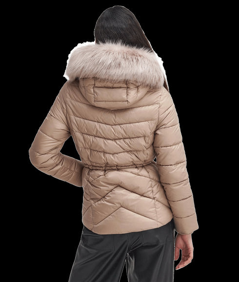 Island Quilted Jacket- Beige