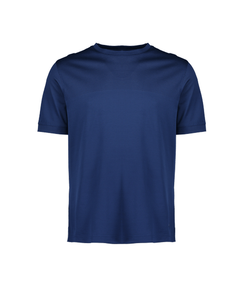 Lacer Micro Stitch Split T-Shirt - Navy