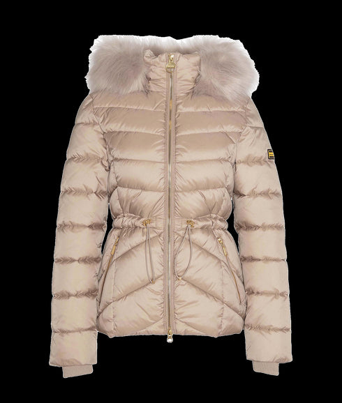 Island Quilted Jacket- Beige