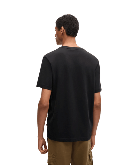 Te Moon Cotton-jersey T-shirt With Seasonal Artwork - Black