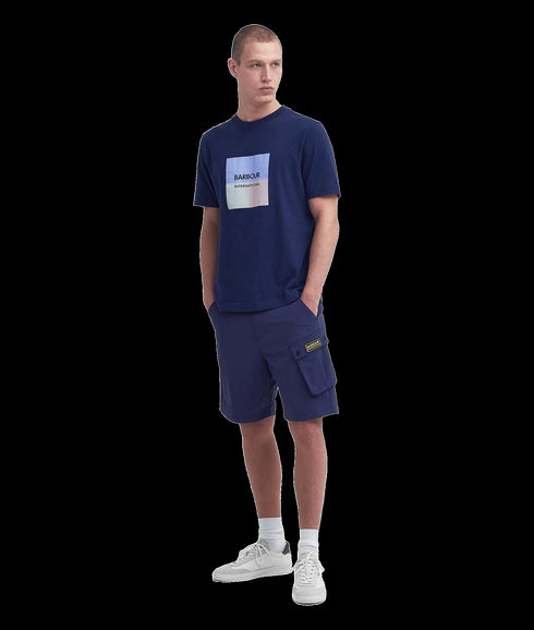 Triptych Graphic T-Shirt - Navy