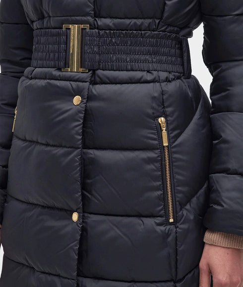 Track Line Quilted Jacket - Black