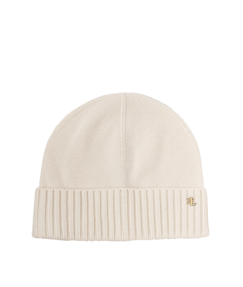 Wool-blend Beanie - Cream