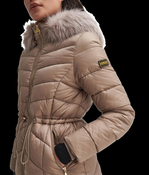 Island Quilted Jacket- Beige