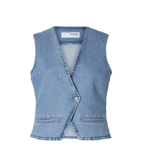 Denim Vest - Blue