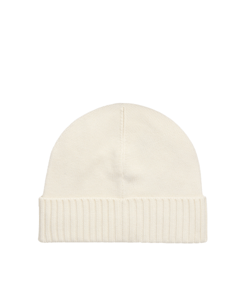 Wool-blend Beanie - Cream