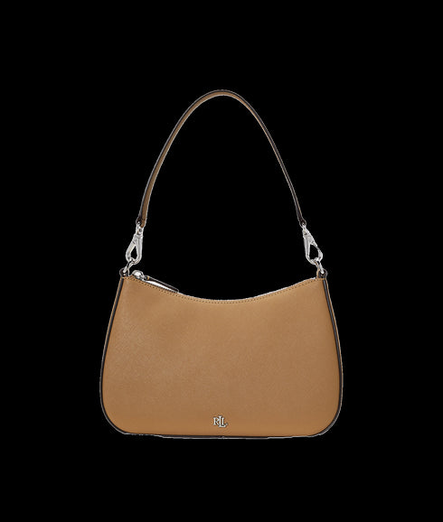 Crosshatch Leather Medium Danni Bag - Brown