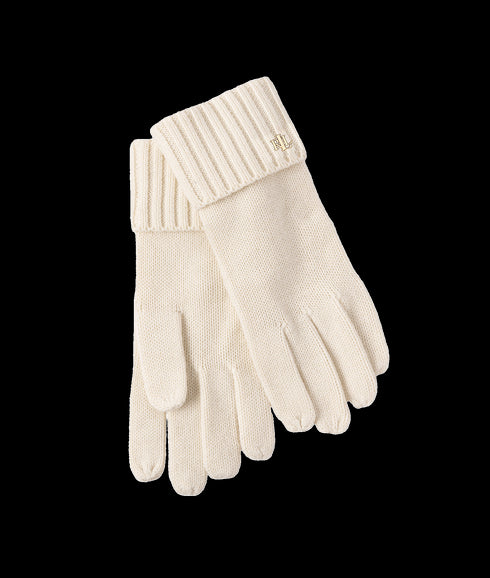 Wool-blend Gloves - Cream