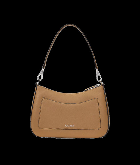 Crosshatch Leather Medium Danni Bag - Brown