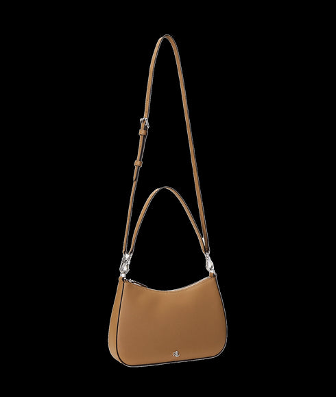 Crosshatch Leather Medium Danni Bag - Brown